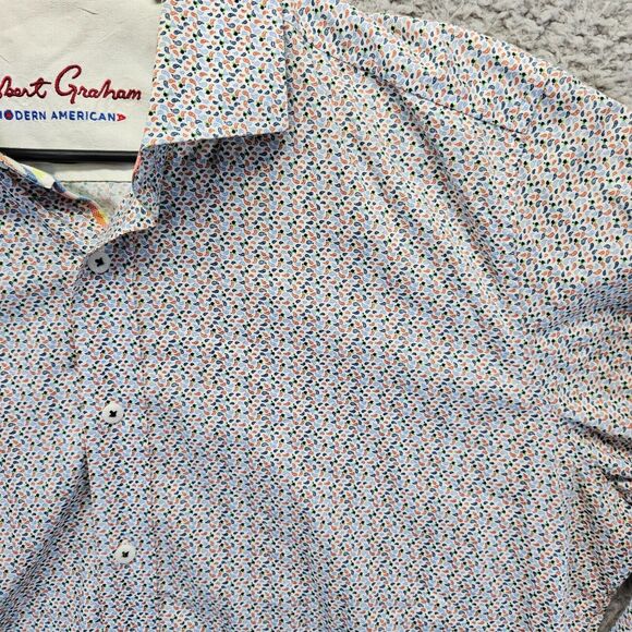 Robert Graham Shirt Mens XL Modern American Tailored Fit Long Sleeves Button Up - Picture 3 of 10